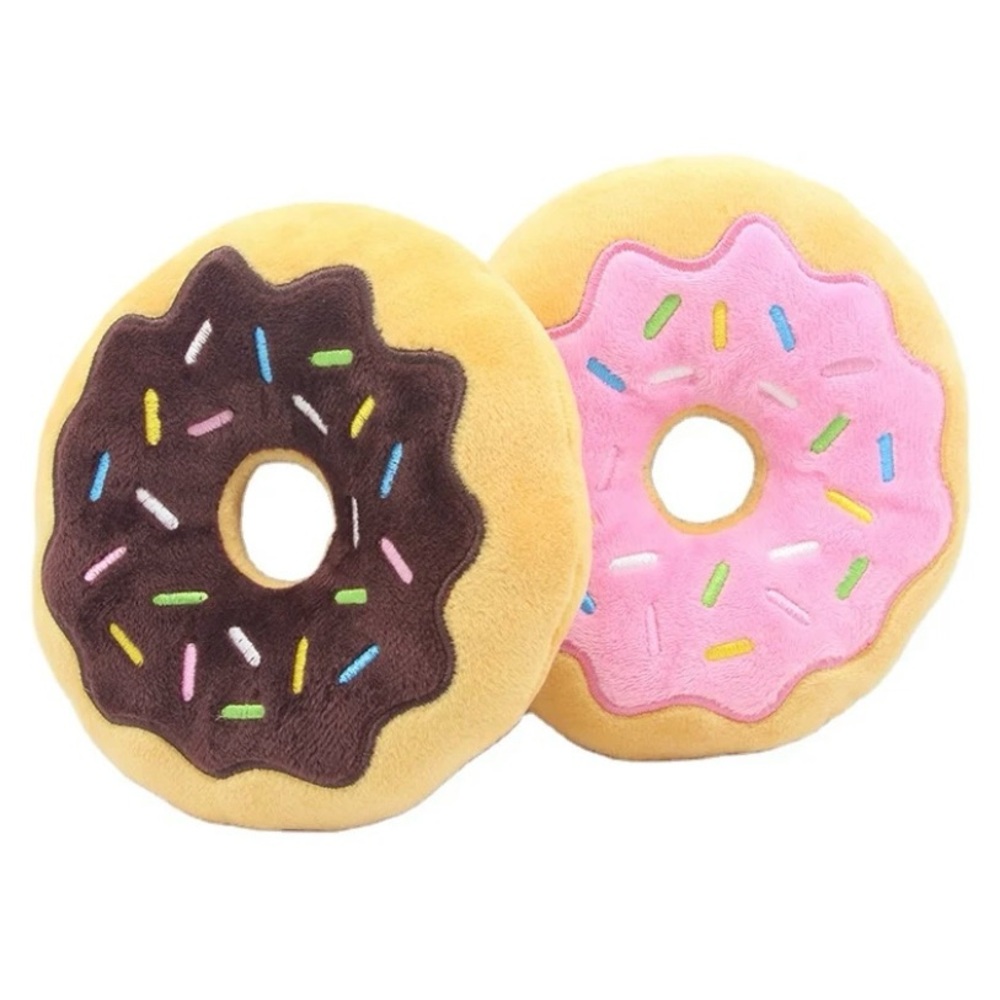 Donut Dog Toy🍩 squeaky plush dog toy